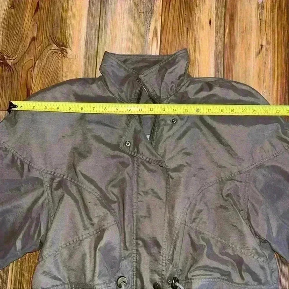 Vintage AEROS Green Parachute Jacket Size S Utility Windbreaker 80s Neutral EUC - Picture 6 of 16